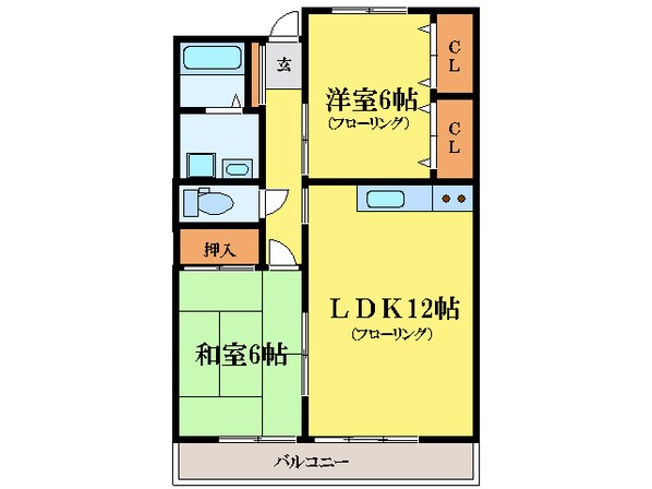 徳島駅 バス10分  田宮四丁目下車：停歩1分 4階の物件間取画像